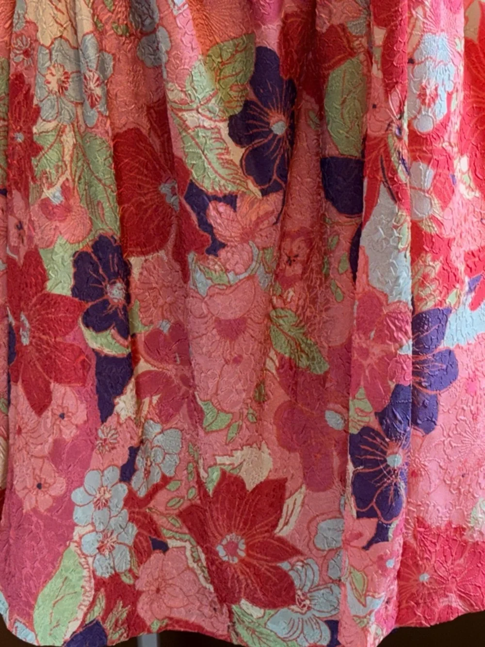 Free People PassionflowerPink Floral Halter Crinkle Fabric Lined Dress Sz M - Picture 5 of 16